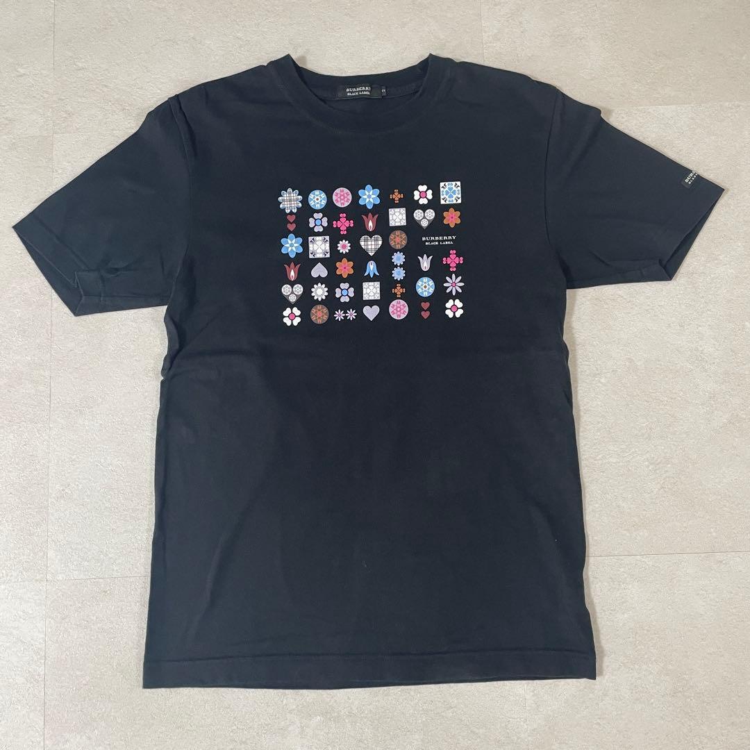 【美品】BURBERRY BLACK LABELT半袖Tシャツ 2 ブラック