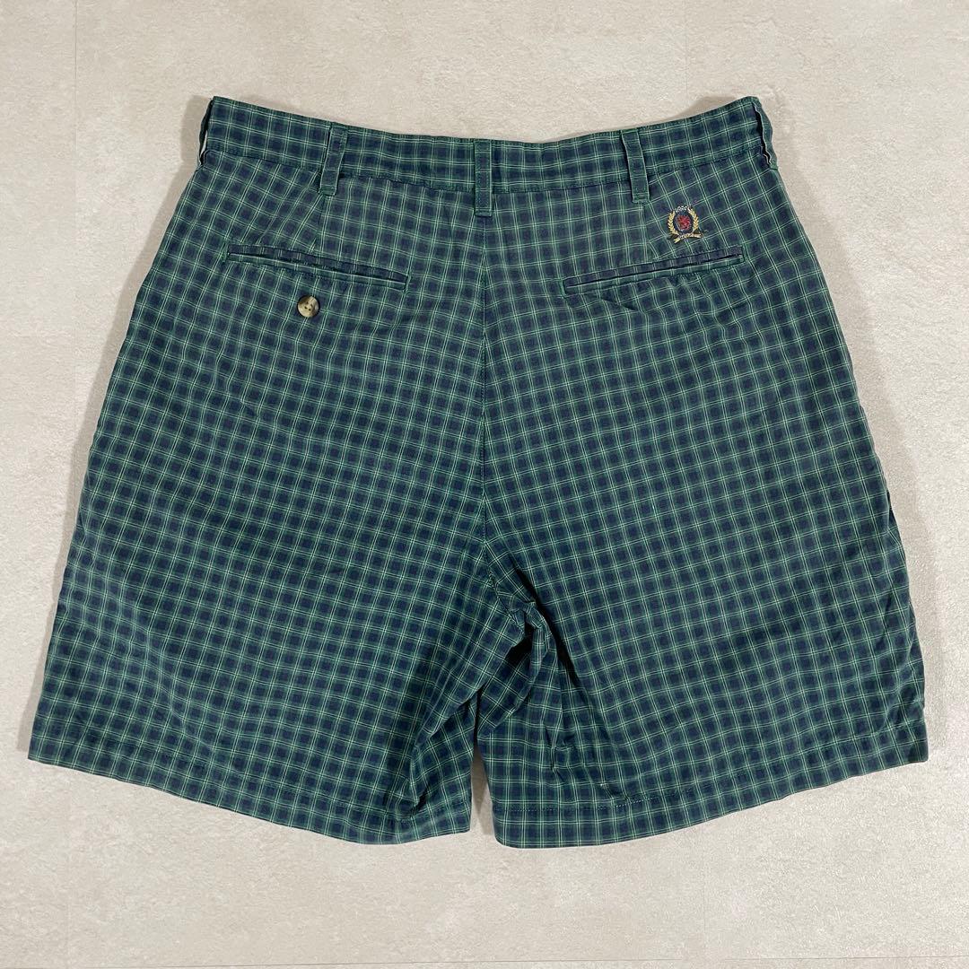 【美品】TOMMY HILFIGER ハーフパンツ サイズ34 チェック柄
