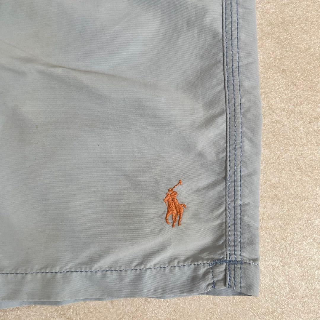 古着POLO RALPH LAUREN スイムショーツ M サイズ 水色