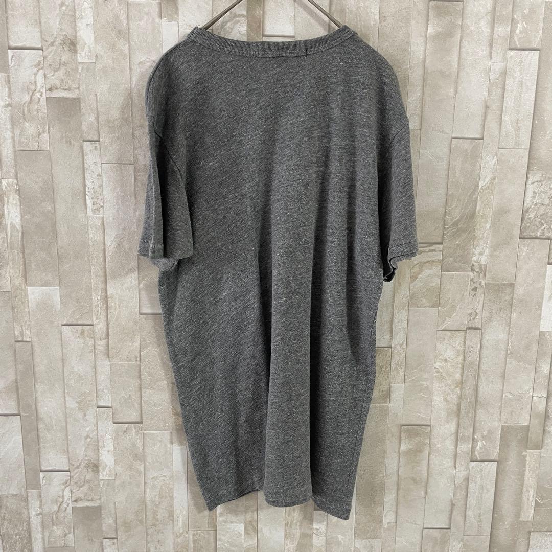 【美品】古着 MARC JACOBS 文字プリント グレー Tシャツ Mサイズ