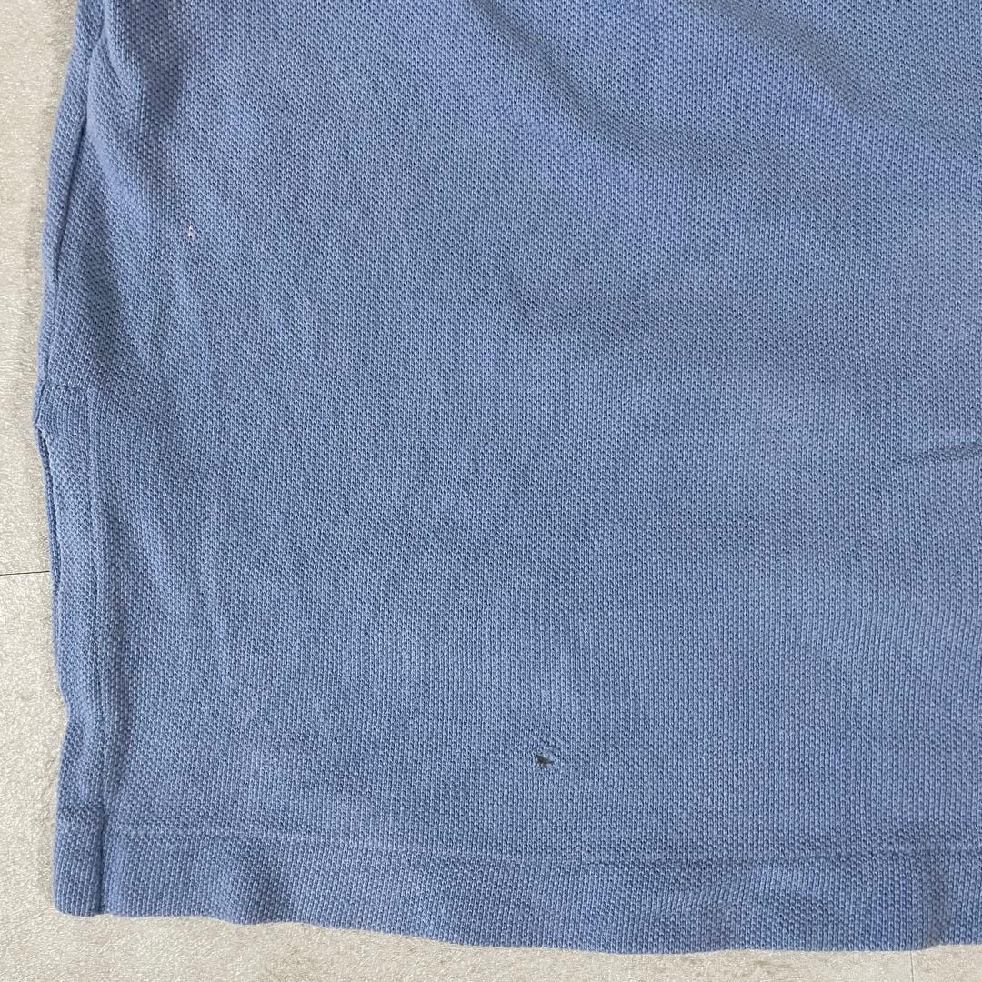 90s POLO RALPH LAUREN 半袖ポロシャツ XL ライトブルー