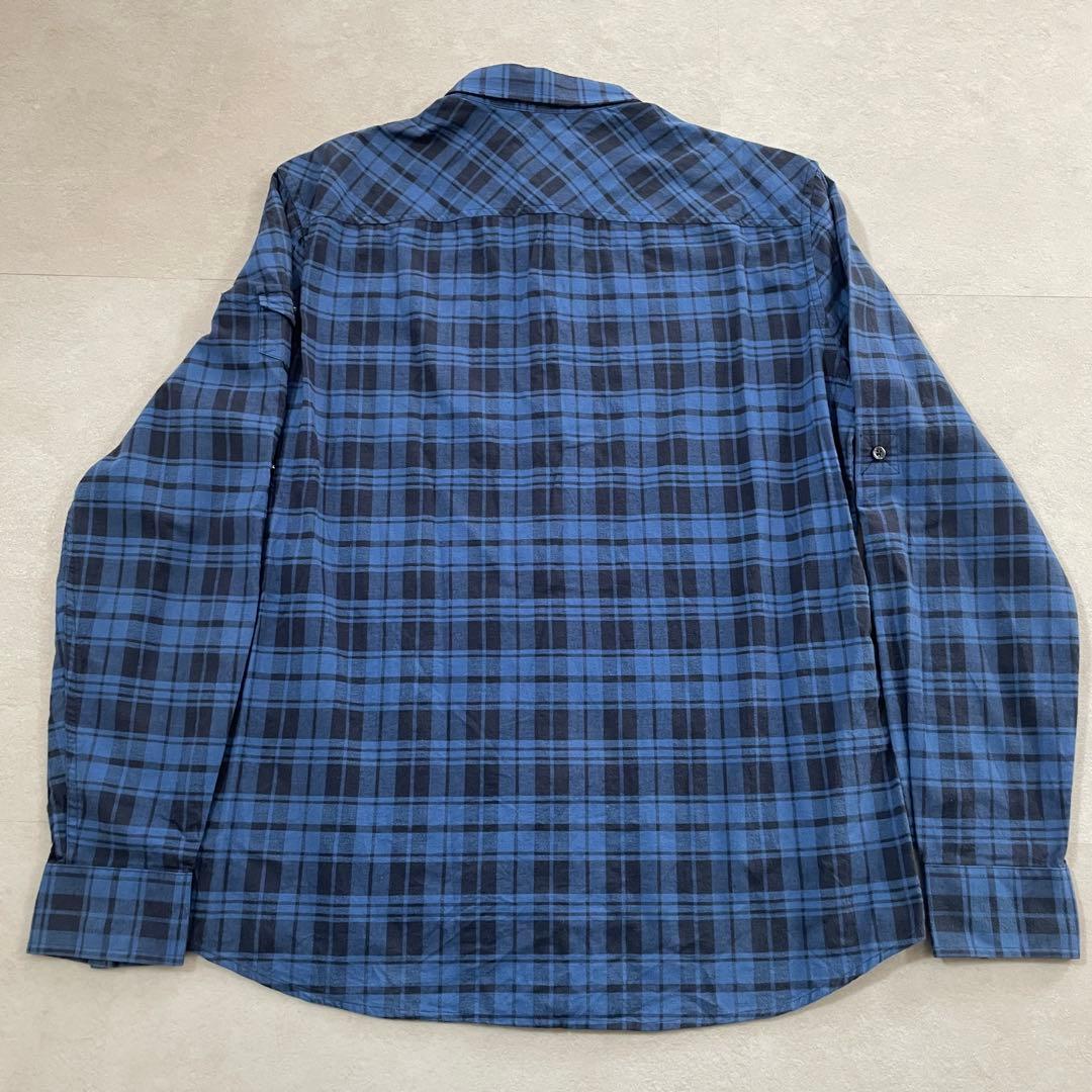【美品】ARMANI EXCHANGE 長袖ネルシャツ チェック柄 Mサイズ