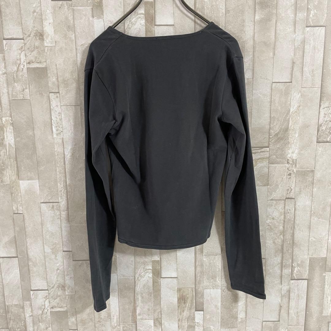 【美品】ARMANI JEANS 長袖Tシャツ サイズ8 ブラック