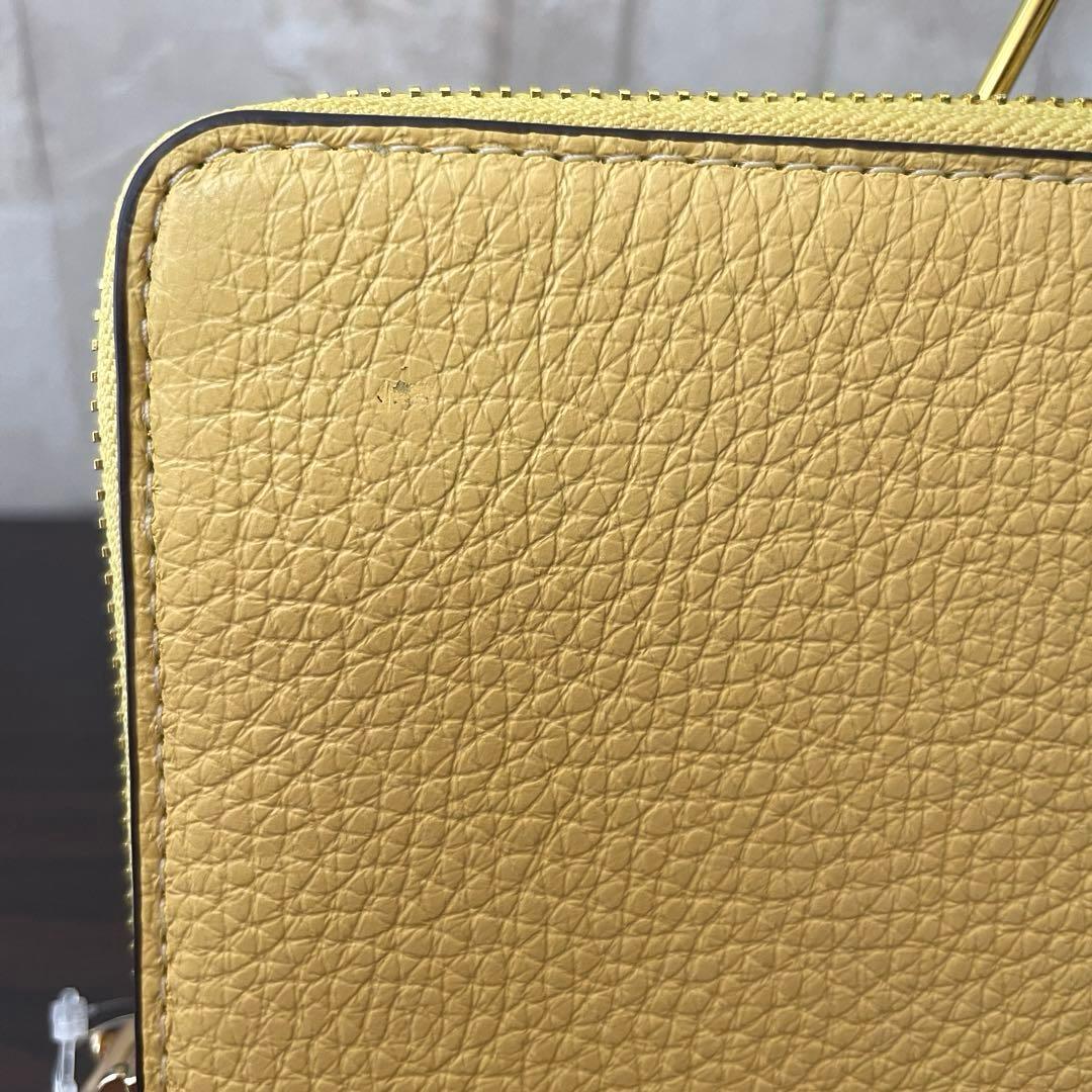 訳あり新品 COACH 長財布 イエロー