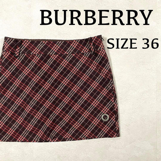 古着 BURBERRY LONDON ブルーレーベル ミニスカート 日本製