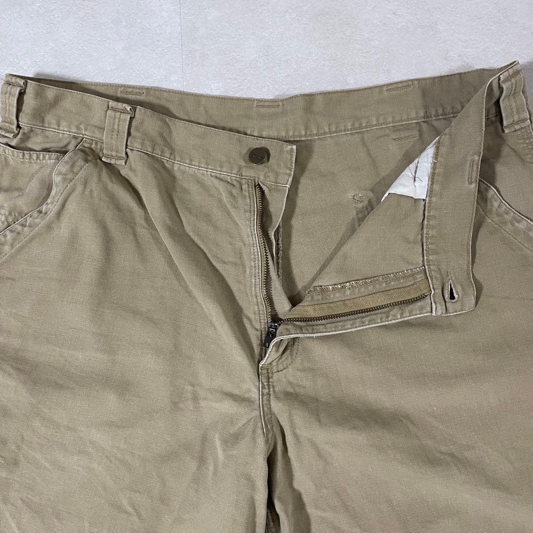古着 carhartt ハーフパンツ サイズ3XL相当 ベージュ