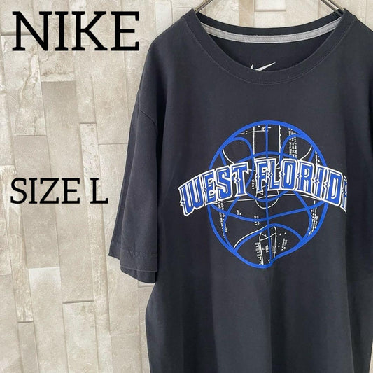 USA古着 NIKE 半袖Tシャツ Lサイズ ブラック