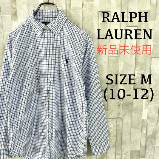 【新品未使用タグ付】90s RALPH LAUREN ポニー刺繍 チェック柄