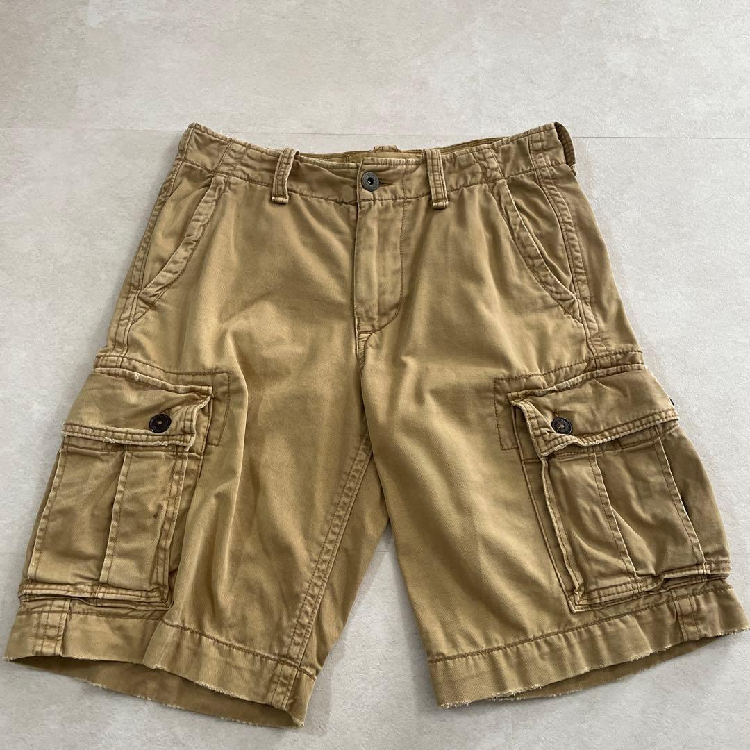古着AMERICAN EAGLE アメカジ ベージュ ハーフパンツ サイズ30