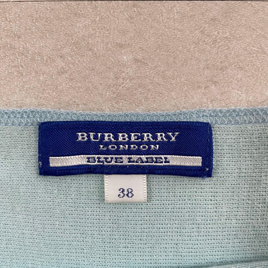 【人気】BURBERRY BLUE LABEL 半袖Tシャツ ニット サイズ38