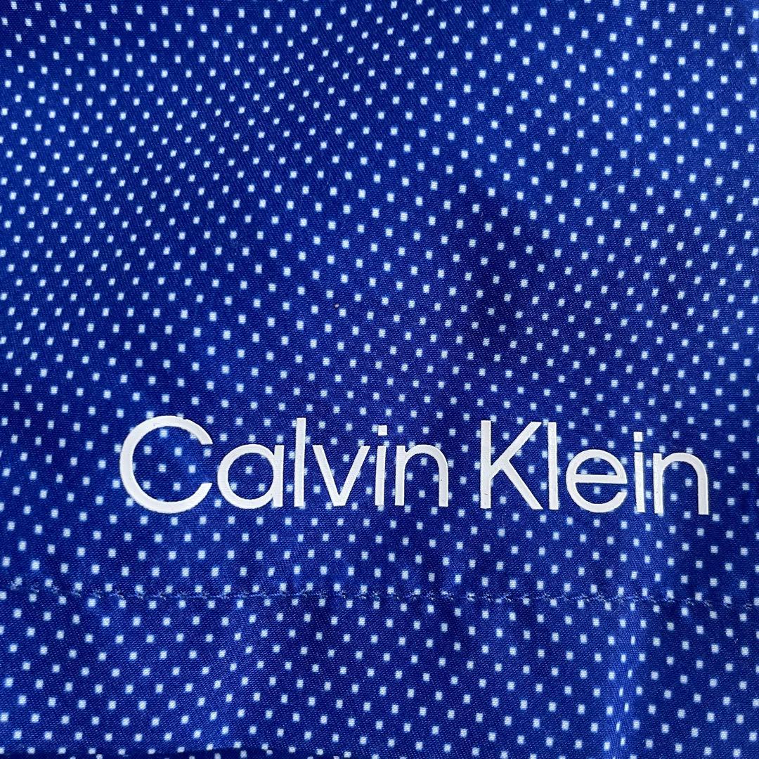【新品未使用タグ付】Calvin Klein ブルー スイムショーツ S