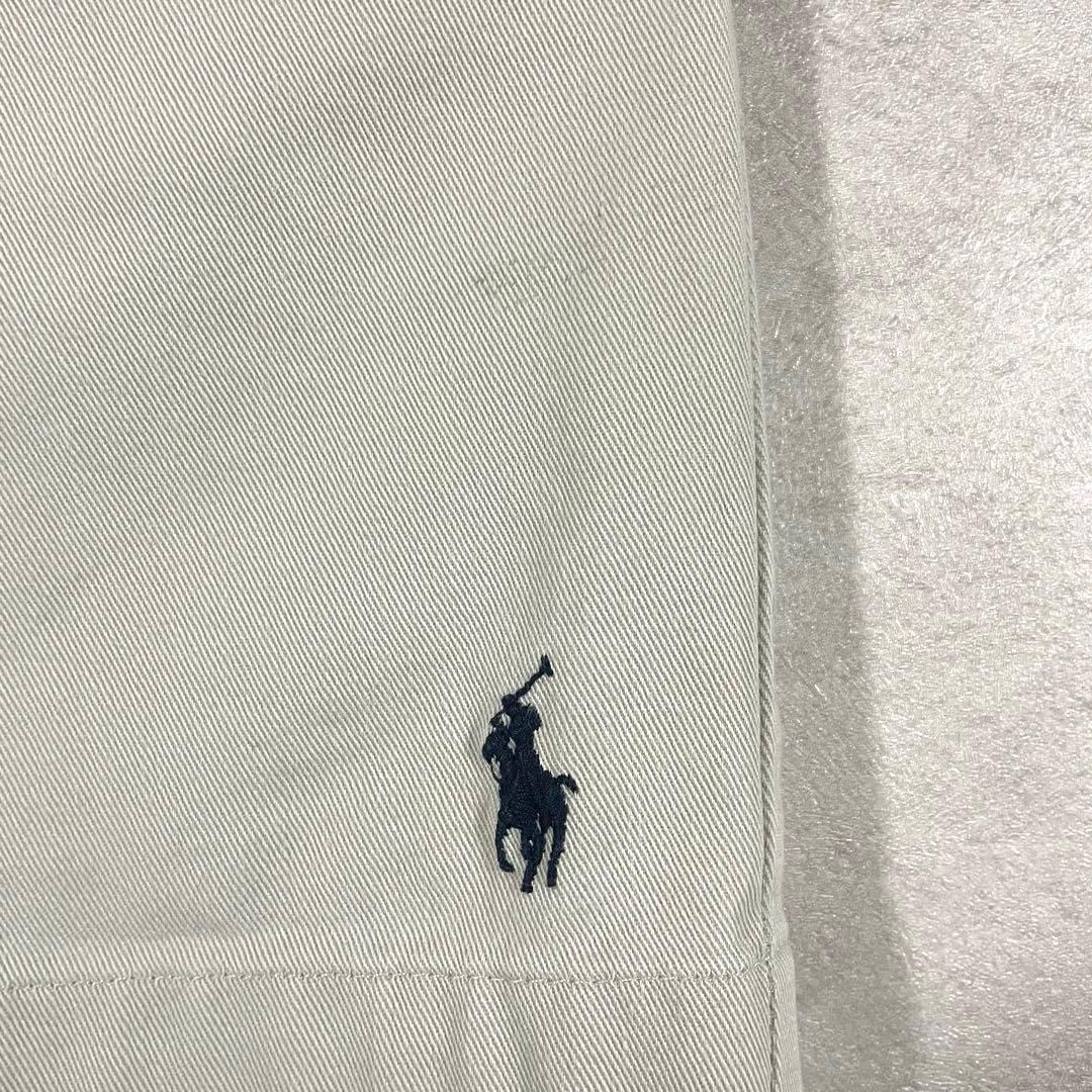 90s POLO RALPH LAUREN ハーフパンツ サイズ14 ホワイト