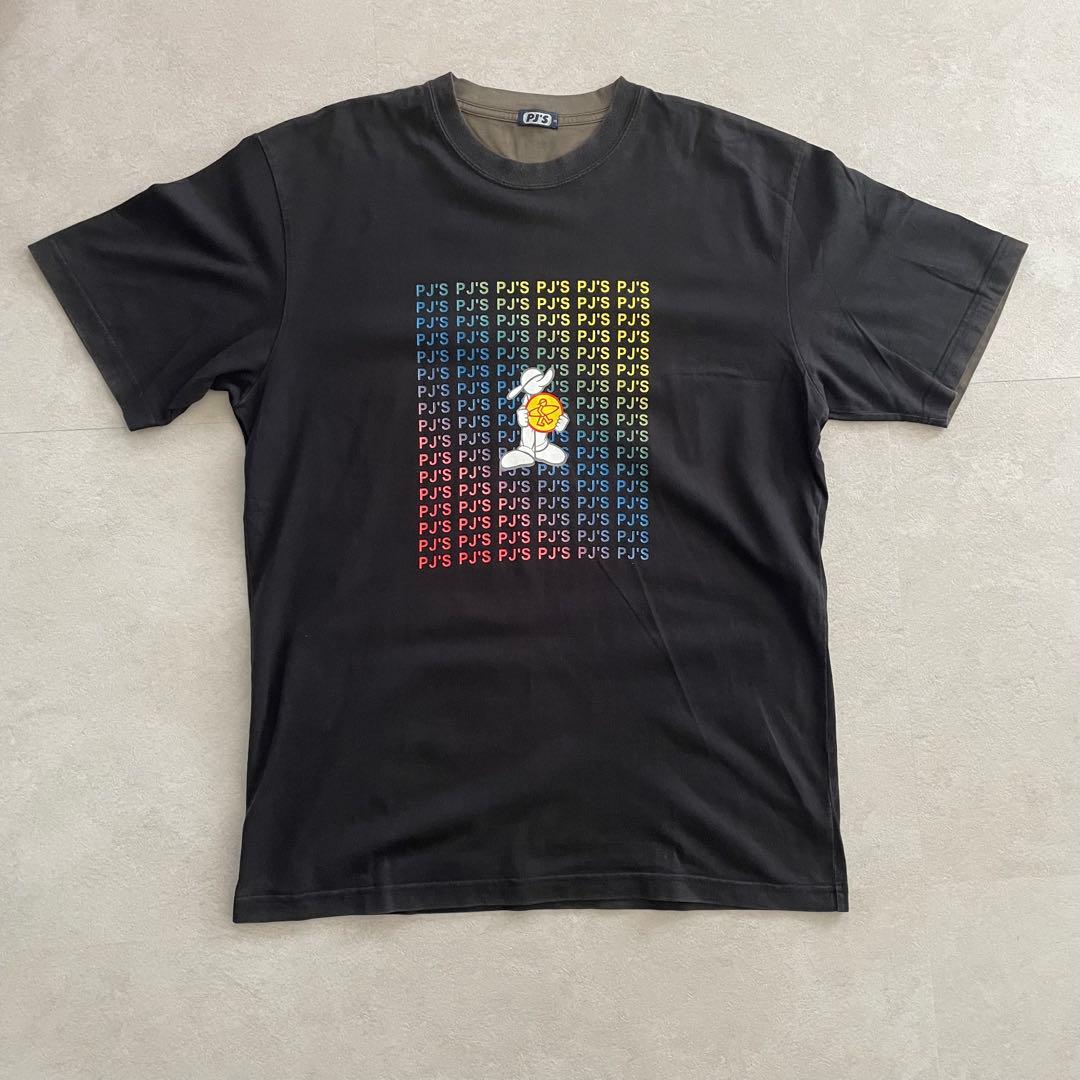 【美品】古着 PJ'S サーフブランド ブラック Tシャツ XLサイズ