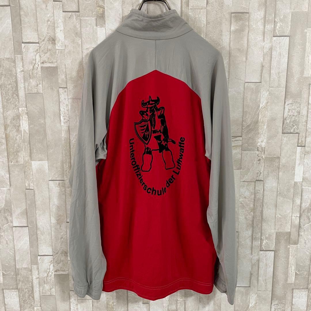 古着 PUMA 長袖 トラックジャケット バックプリント サイズM バイカラー