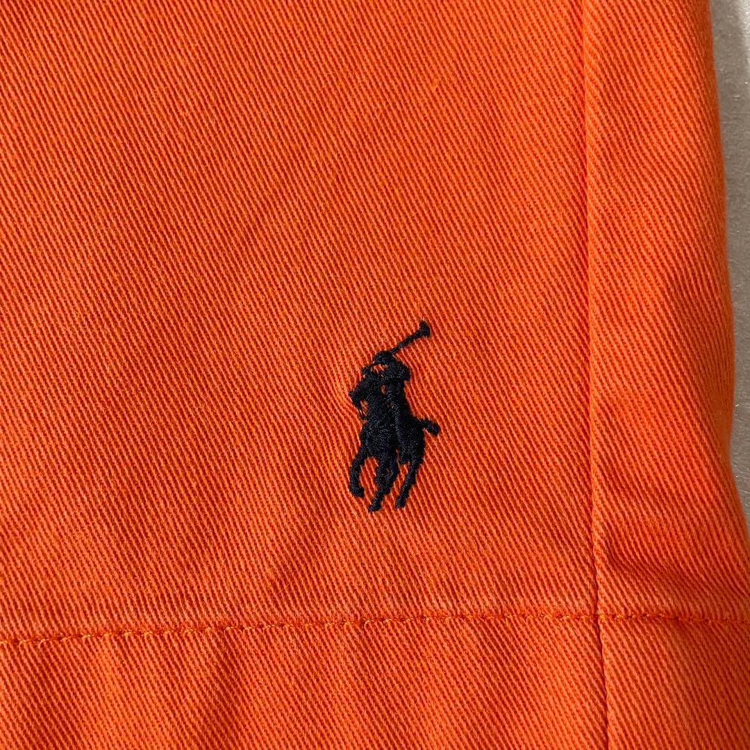 90s RALPH LAUREN SPORTハーフパンツ サイズ10 オレンジ