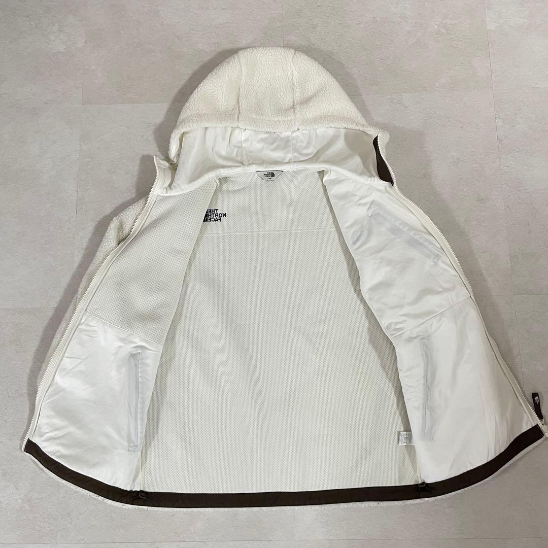 古着 THE NORTH FACE フリース ボアジャケット サイズL ホワイト