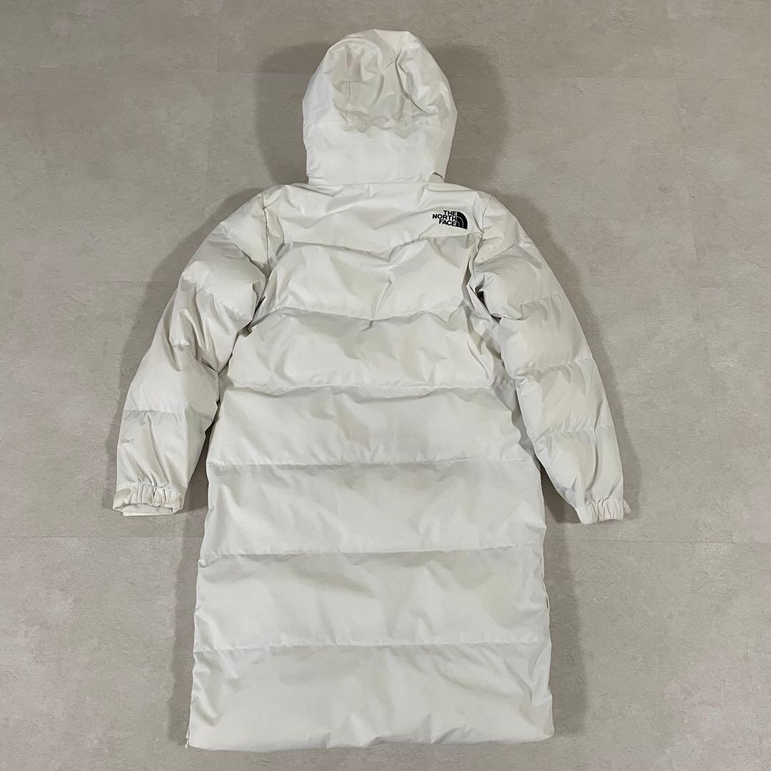 古着 THE NORTH FACE ロングダウンジャケット T-Ball 白色