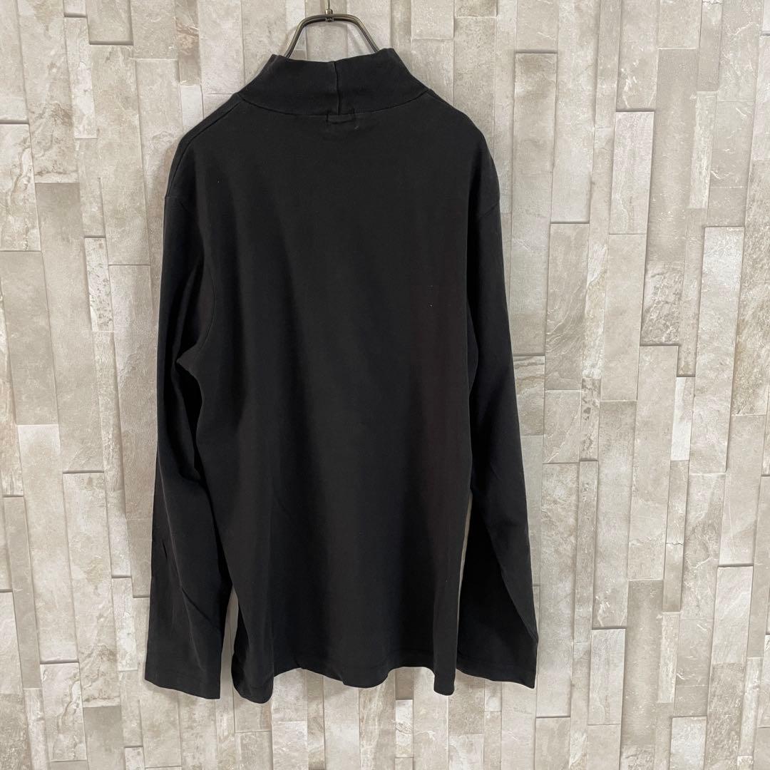 【美品】Calvin Klein 長袖Tシャツ サイズM ブラック ハイネック