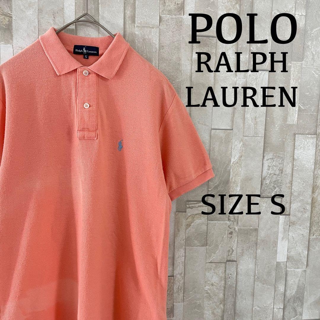 90s POLO RALPH LAUREN 半袖ポロシャツ サイズS ピンク