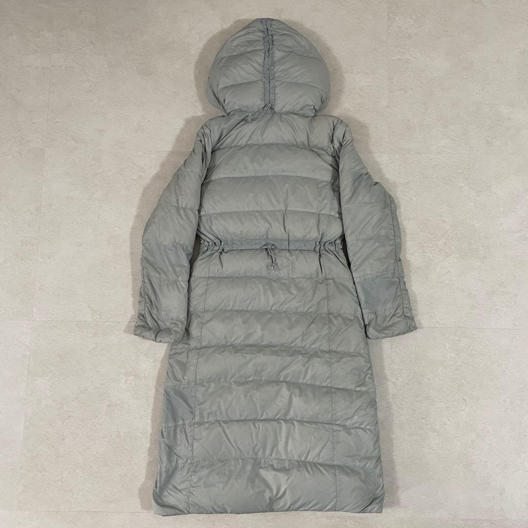 古着 THE NORTH FACE ロングダウンジャケット M グレー