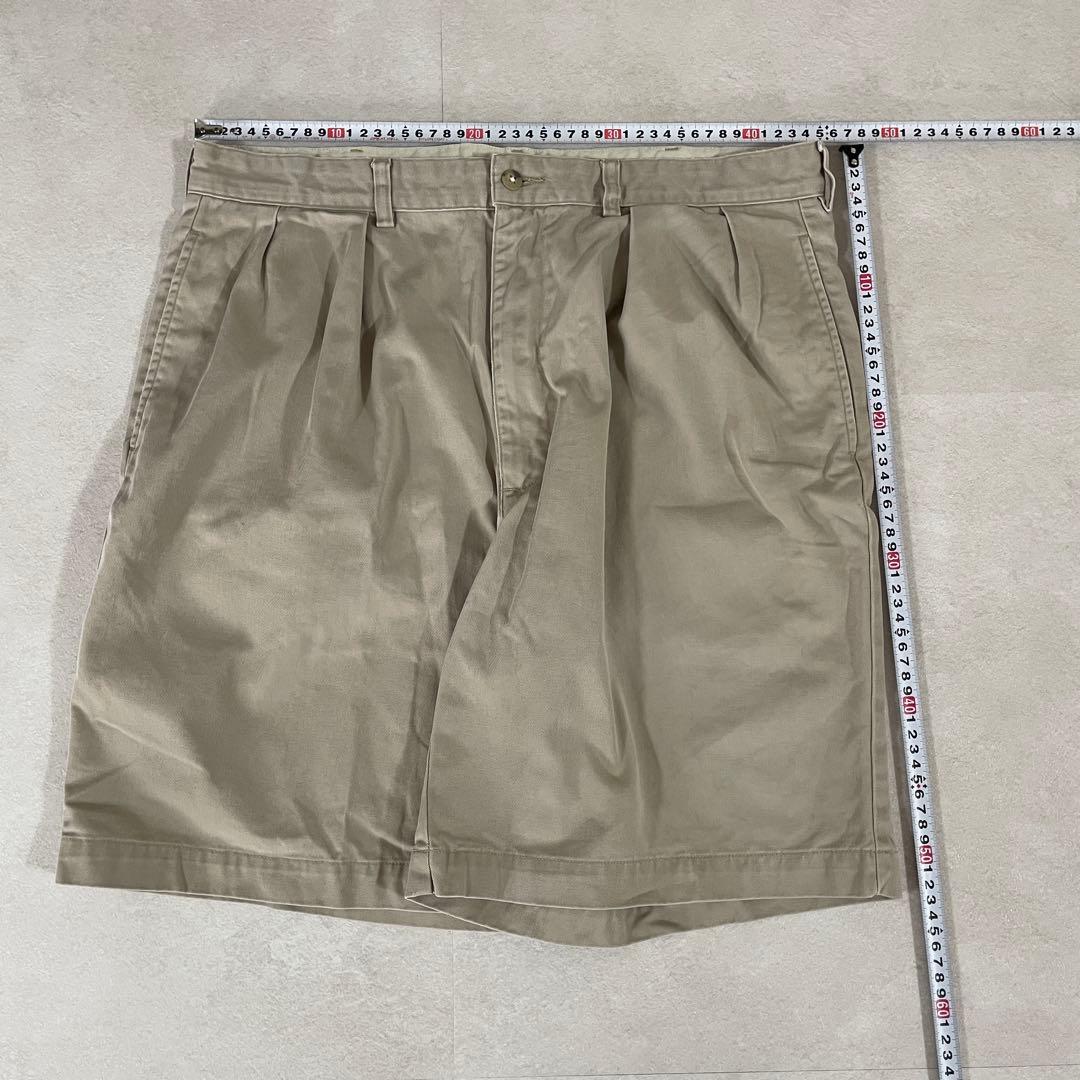 【美品】90s POLO RALPH LAUREN ハーフパンツ 36 ベージュ