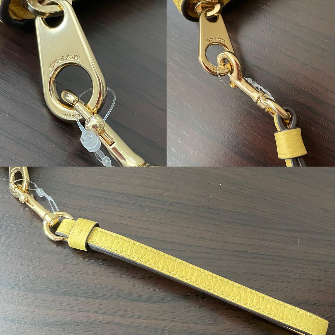 訳あり新品 COACH 長財布 イエロー