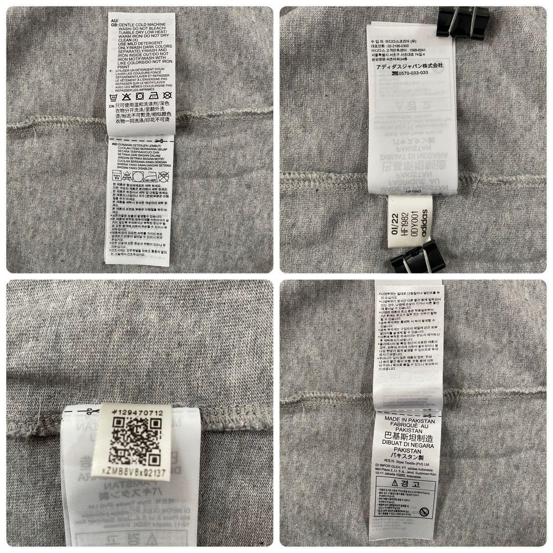 【美品】adidas originals半袖Tシャツ バックプリント 2XL