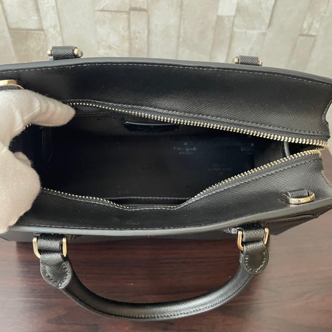 訳あり新品 kate spade ハンドバッグ 2way 黒