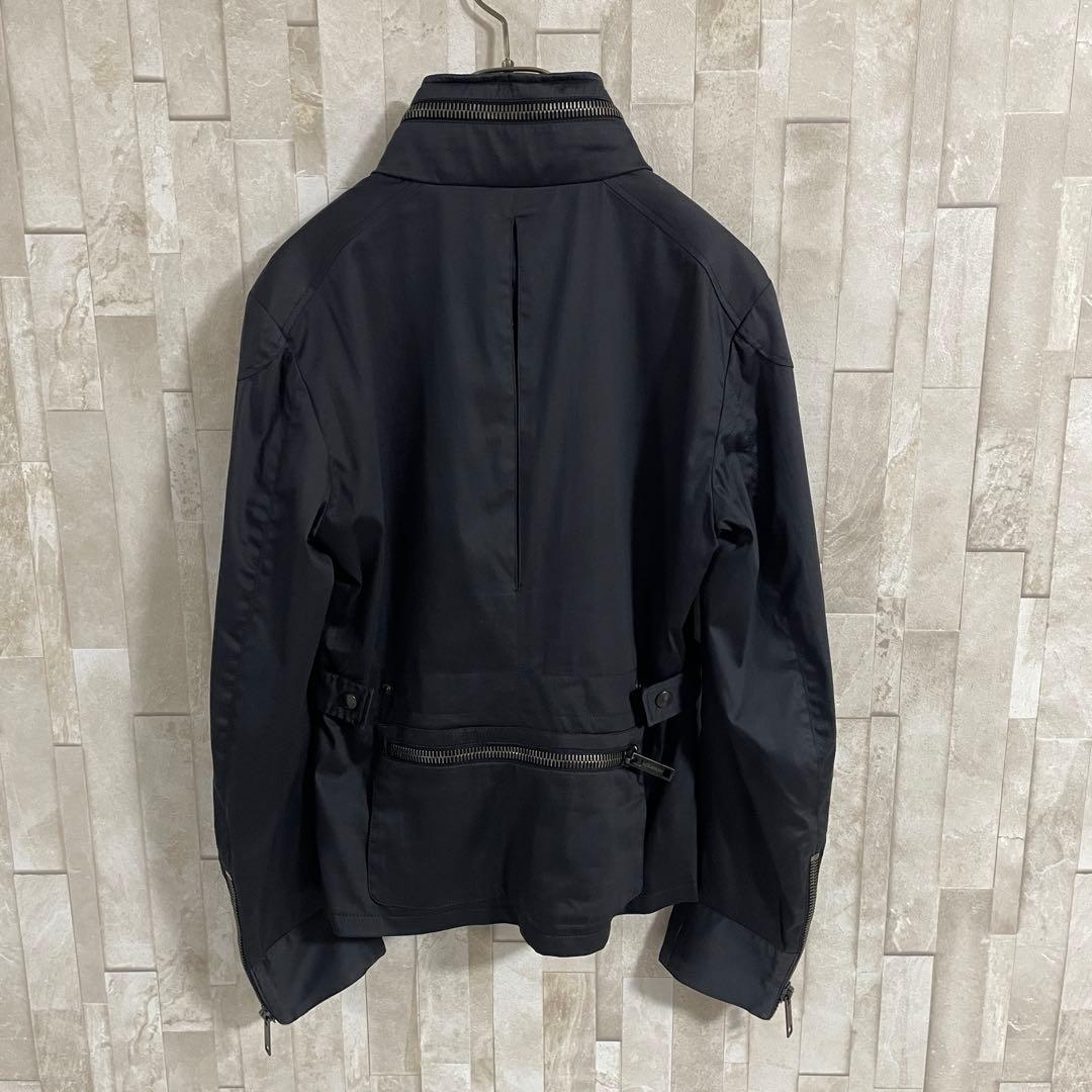 古着 BURBERRY LONDON ミリタリージャケット イタリア製 黒