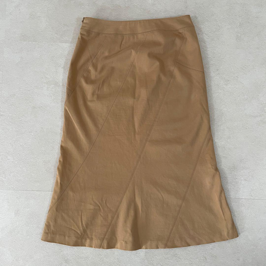 古着 BURBERRY LONDON 膝丈スカート サイズ34 ベージュ