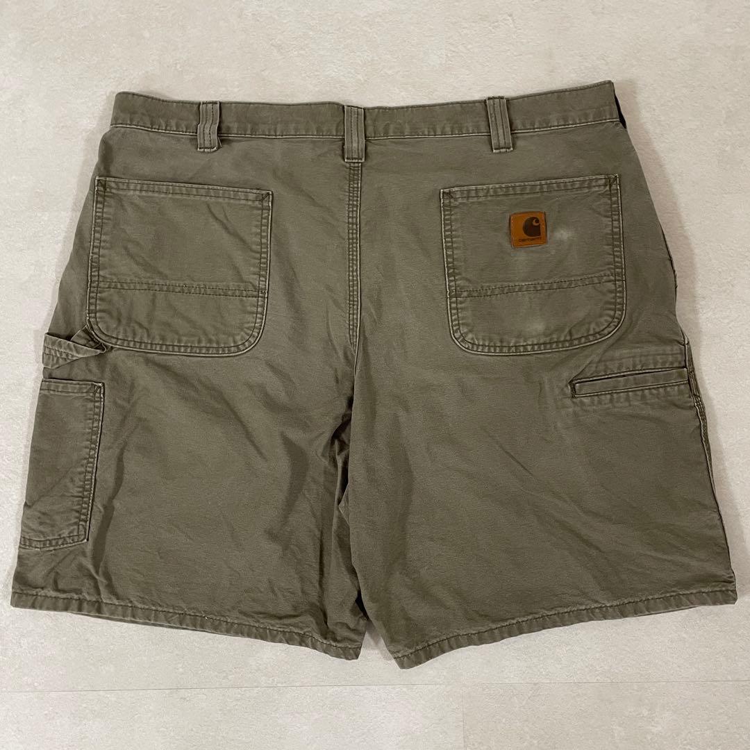 古着 carhartt ハーフパンツ サイズ38 カーキ