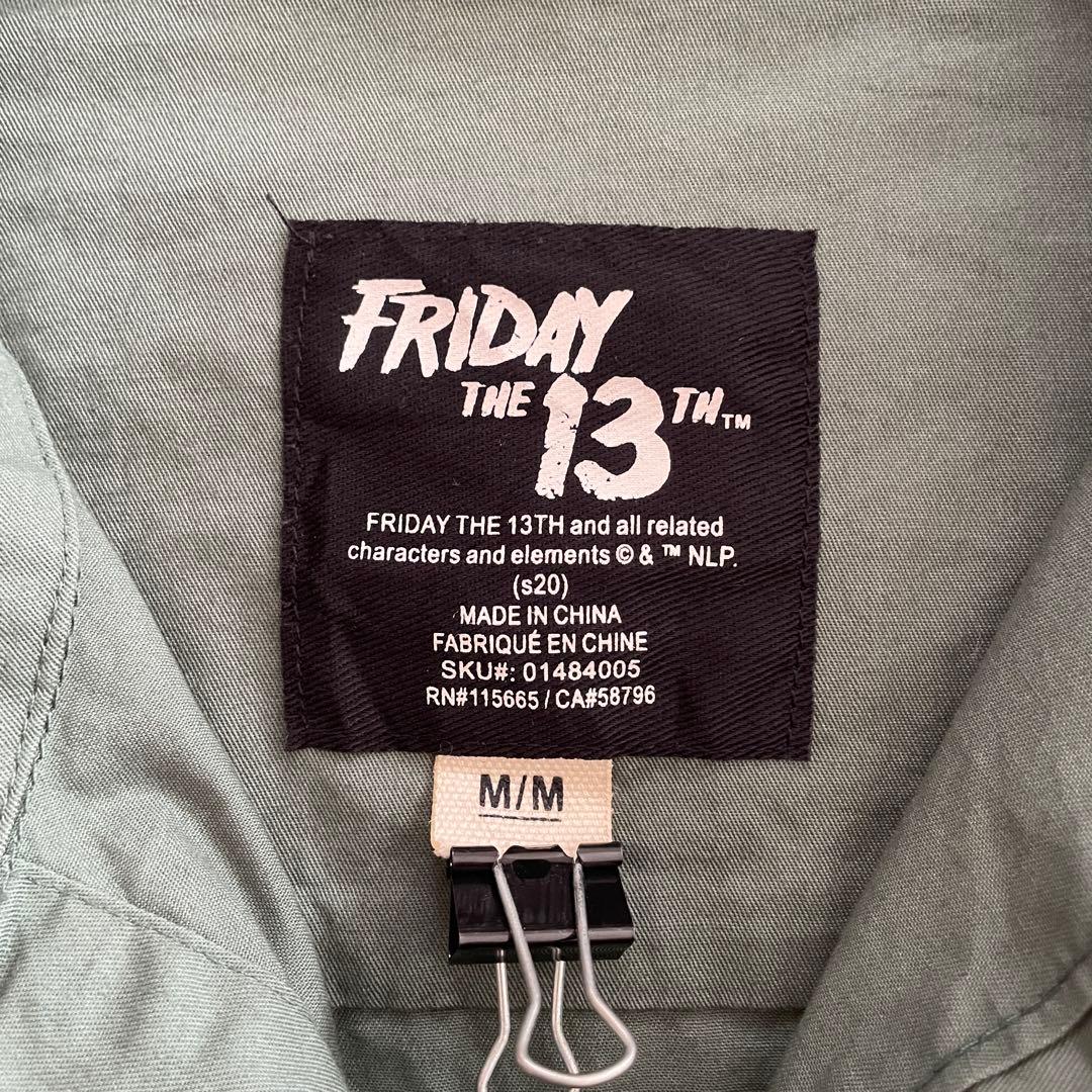 【美品】FRIDAY THE 13TH (13日の金曜日)長袖ワークシャツ M