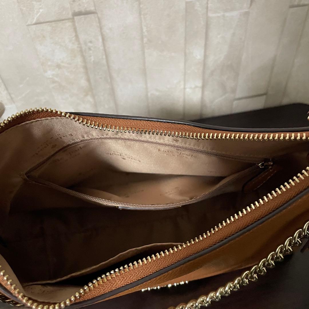 訳あり新品 kate spade ショルダーバッグ ブラウン