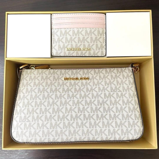 最終値下げ！訳あり新品 箱付 MICHAEL KORS ショルダーバッグ カード