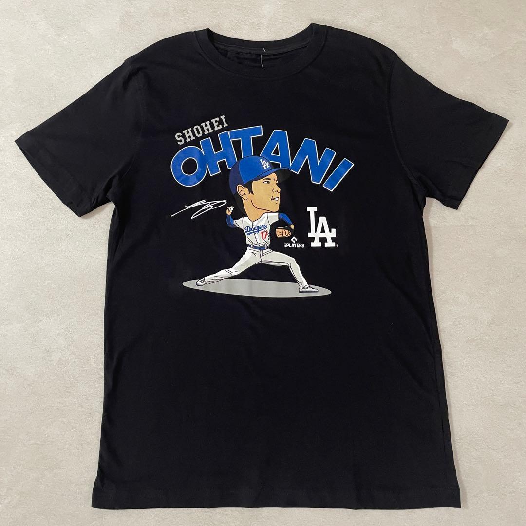 【新品未使用タグ付】NEW ERA 大谷翔平 ピッチャー Tシャツ L 黒