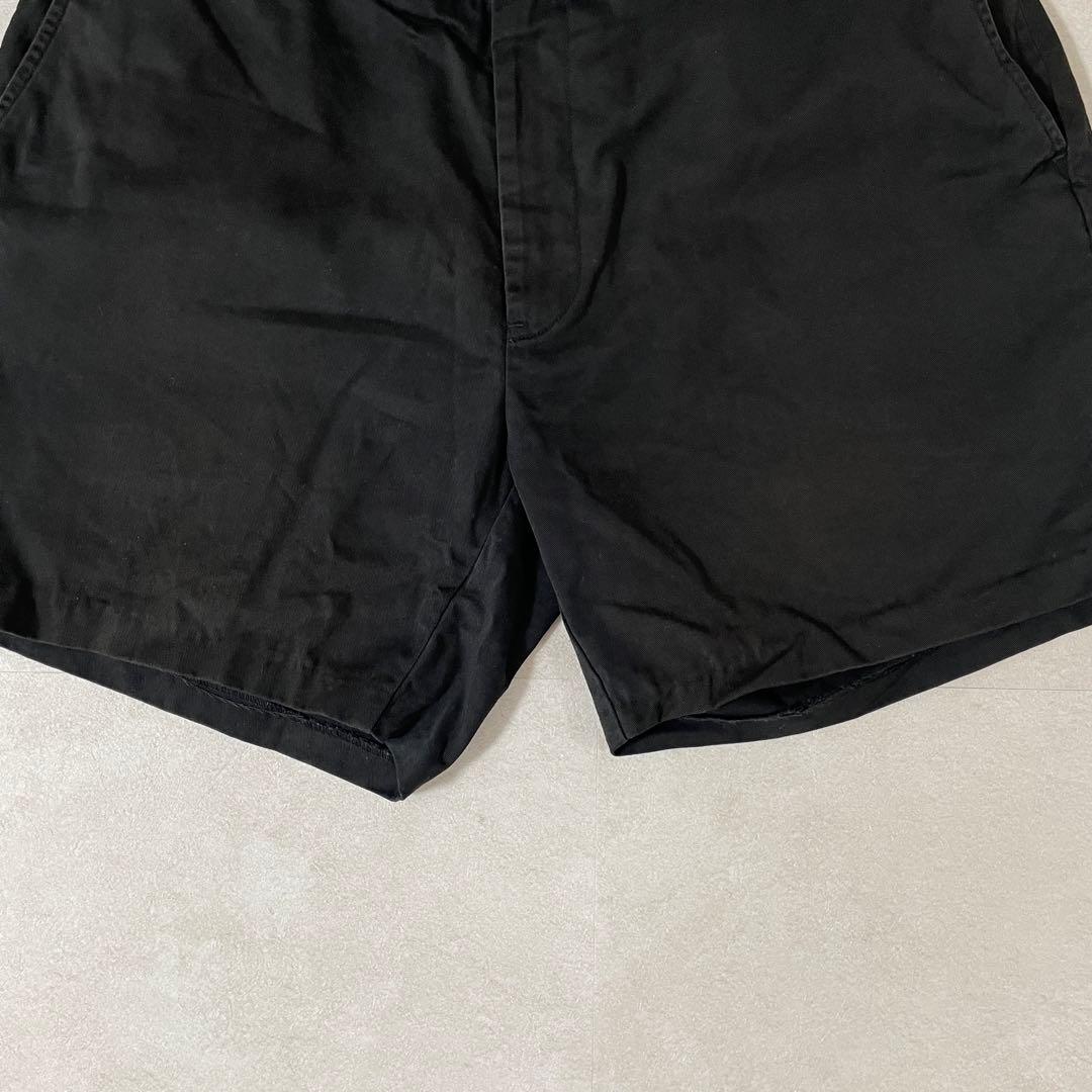 90s POLO RALPH LAUREN ハーフパンツ サイズ38 ブラック