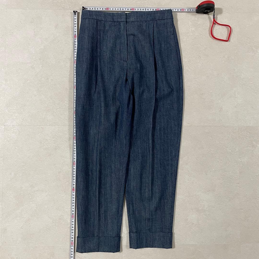 【希少美品】ODEEH テーパードパンツ デニ厶 サイズ36 ネイビー