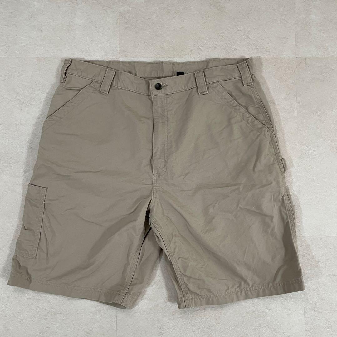 【美品】carhartt ハーフパンツ サイズ40 ベージュ