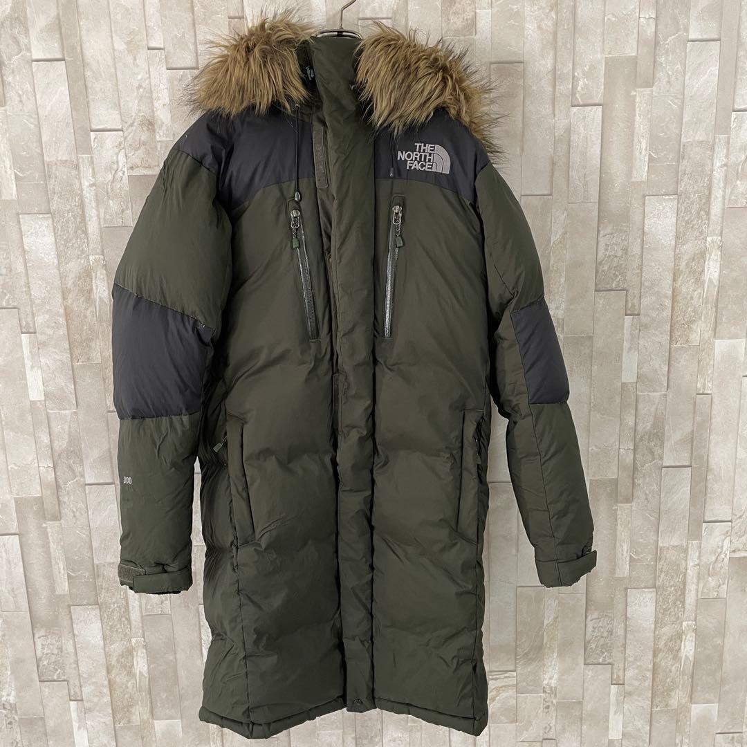 古着 ザノースフェイス ファー付 ロングダウンジャケット HYVENT 800