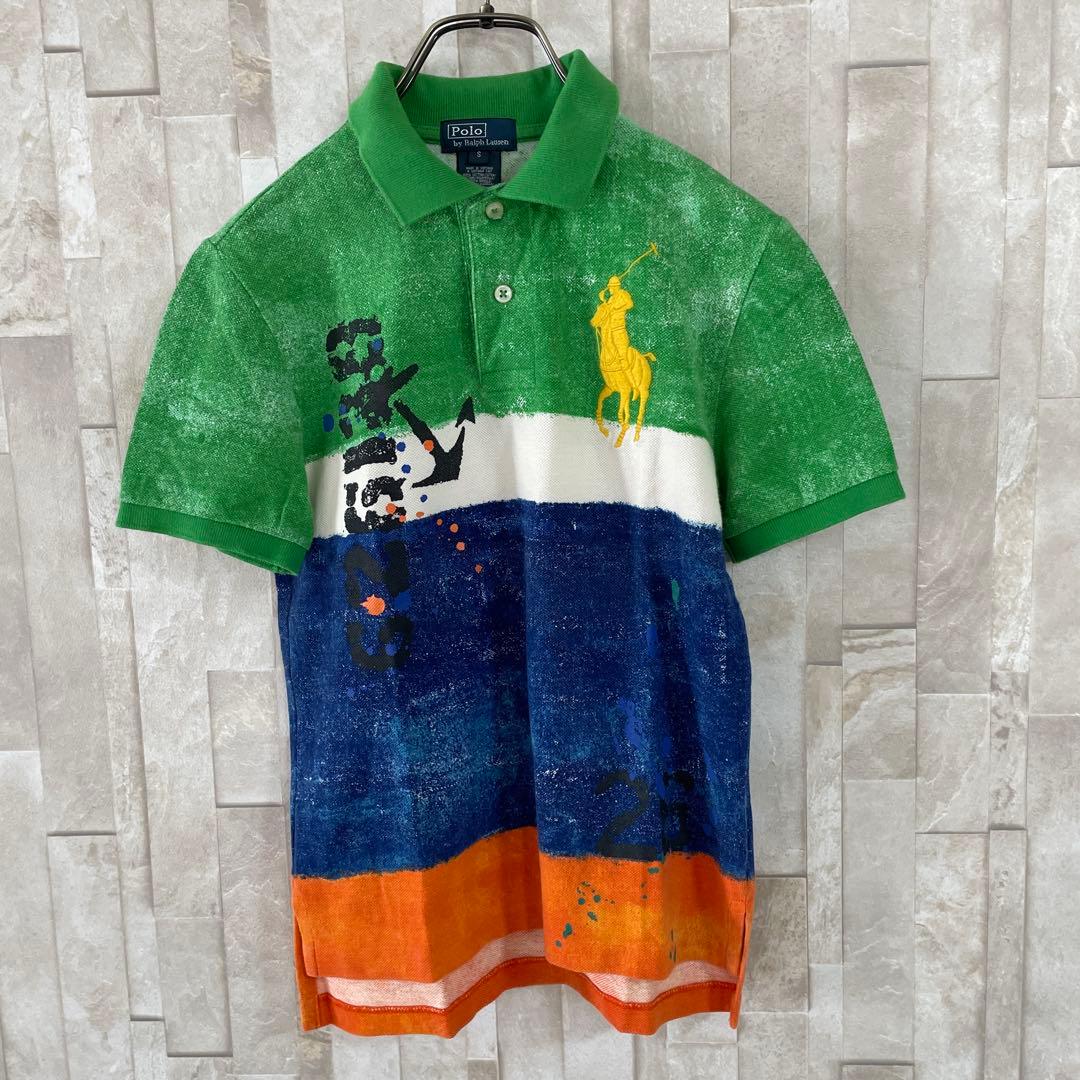 【美品】90s POLO RALPH LAUREN ポロシャツ ビックポニー