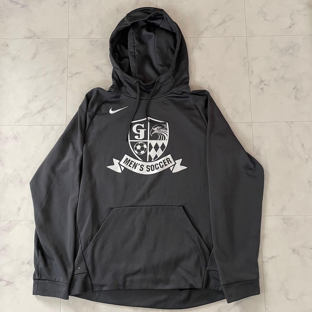 【美品】NIKE ナイキ パーカー DRI-FIT Mサイズ ブラック サッカー