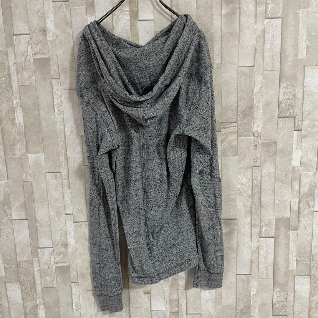 【美品】DIESEL 長袖 プルオーバー パーカー サイズL グレー