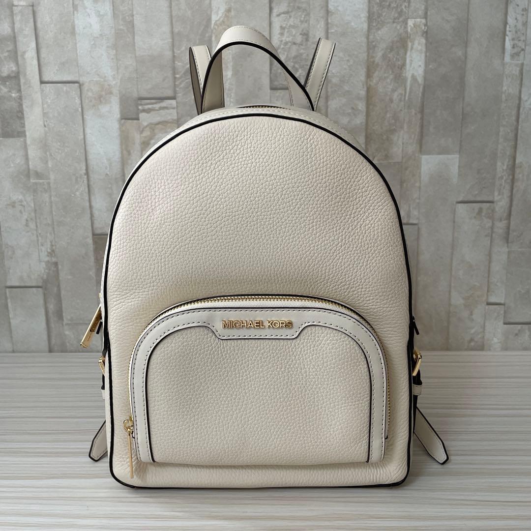 訳あり新品 MICHAEL KORS バックパック ライトクリーム