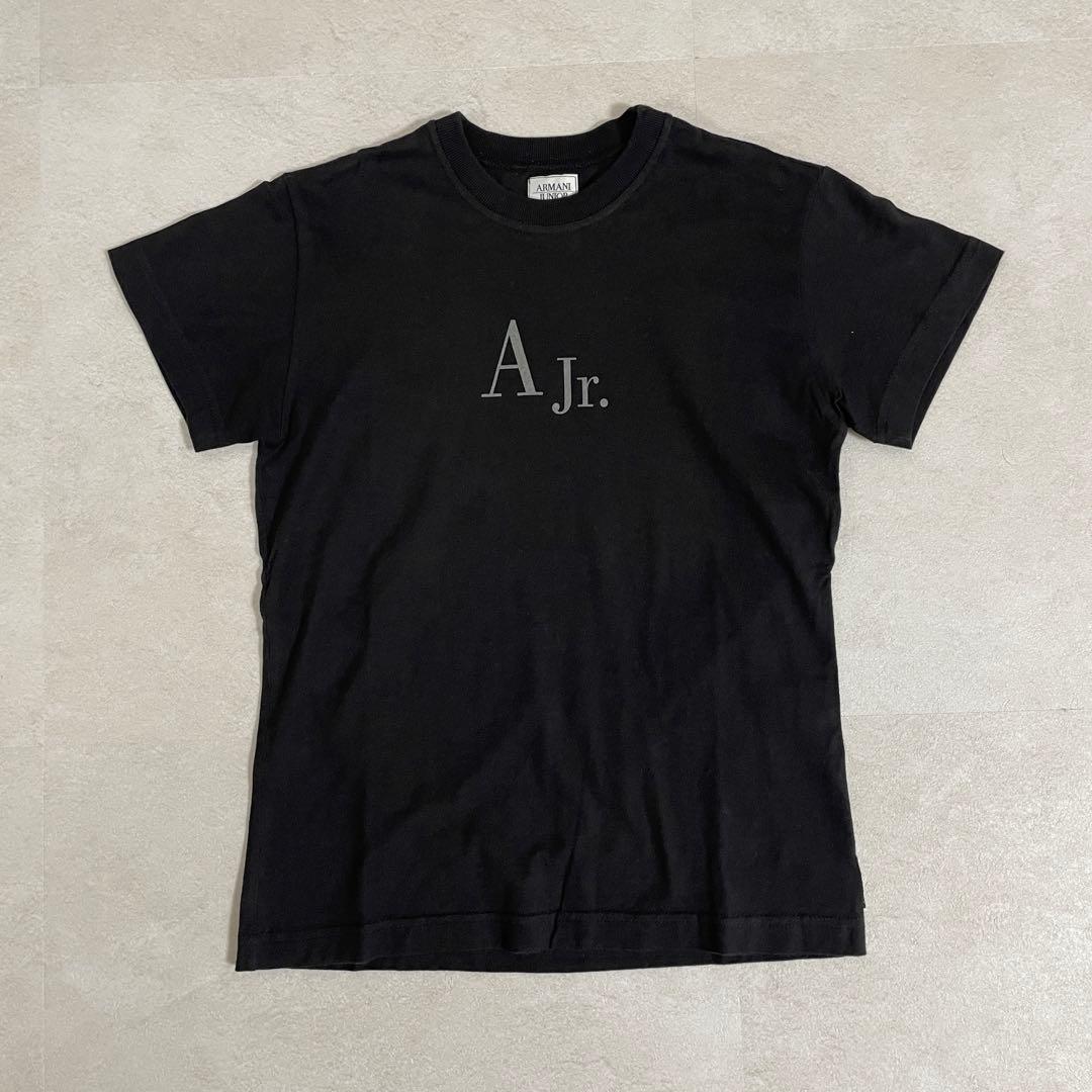 【美品】ARMANI JUNIOR 半袖Tシャツ サイズIV ブラック