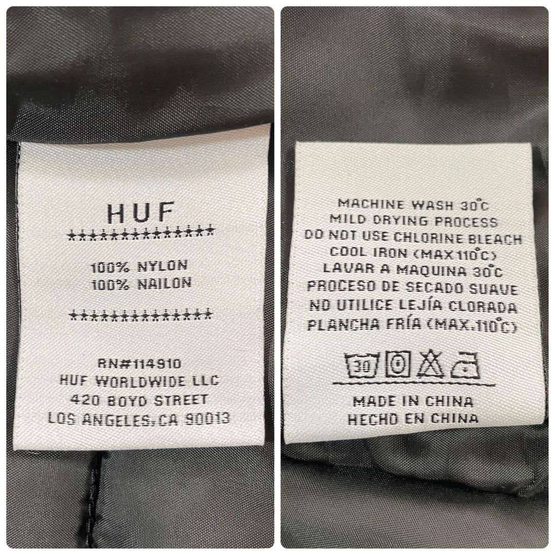 【新品未使用タグ付】HUF ジョージパフィージャケット Mサイズ ブラック