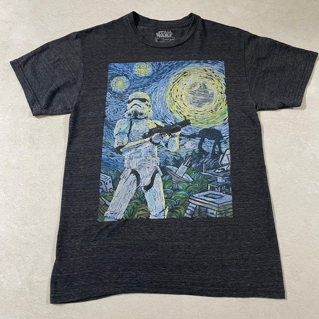 【美品】古着 STAR WARS ストームトルーパー 半袖Tシャツ S ゴッホ調