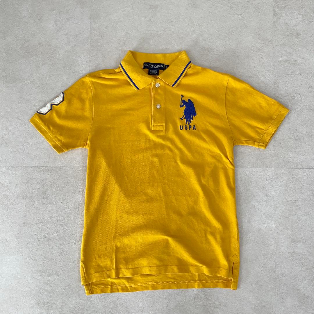 【美品】U.S. POLO ASSN. 半袖ポロシャツ サイズS イエロー