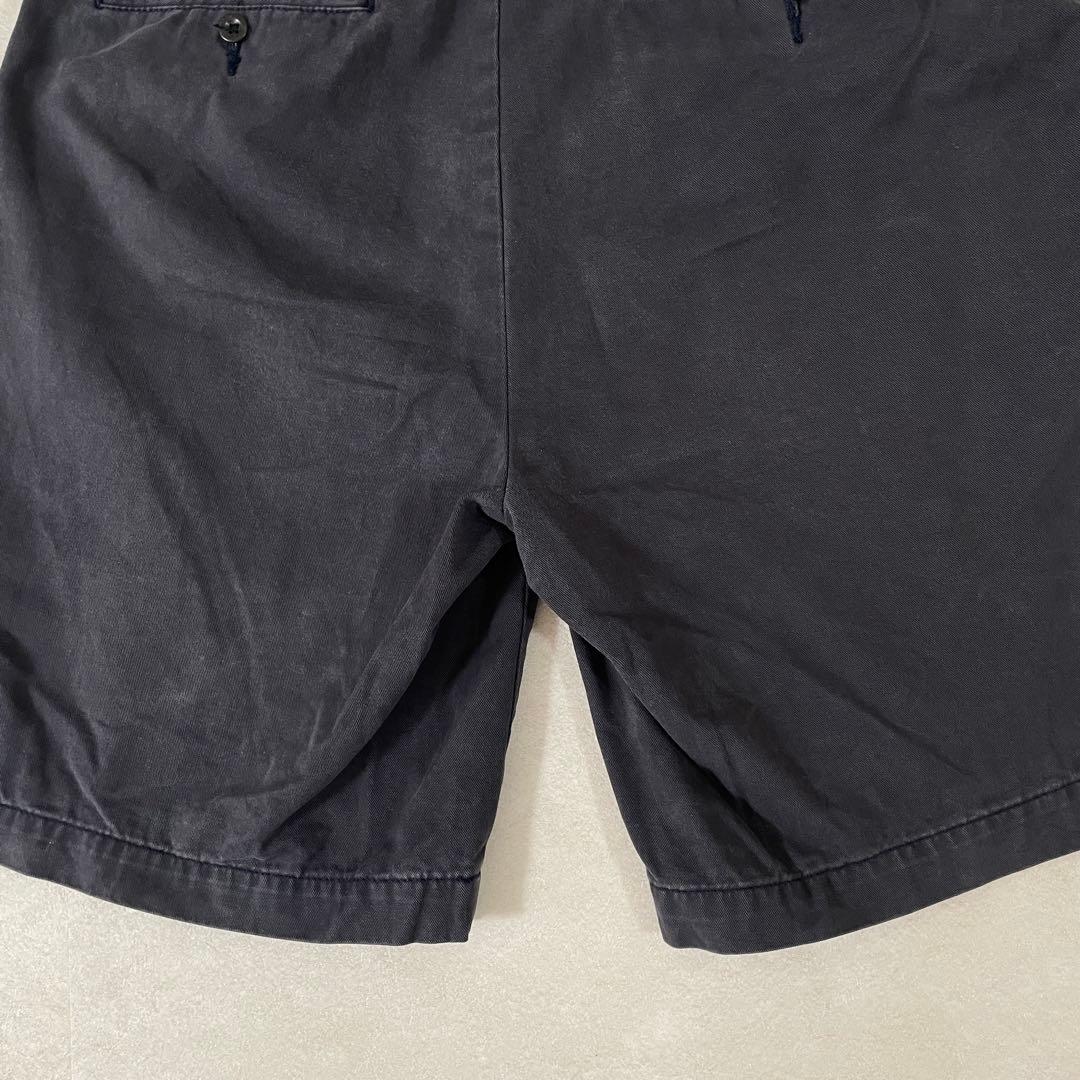 古着POLO RALPH LAUREN ハーフパンツ サイズ32 ネイビー