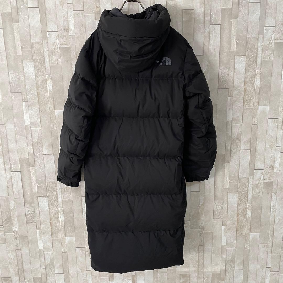 古着 THE NORTH FACE ロングダウンジャケット DRYVENT 黒
