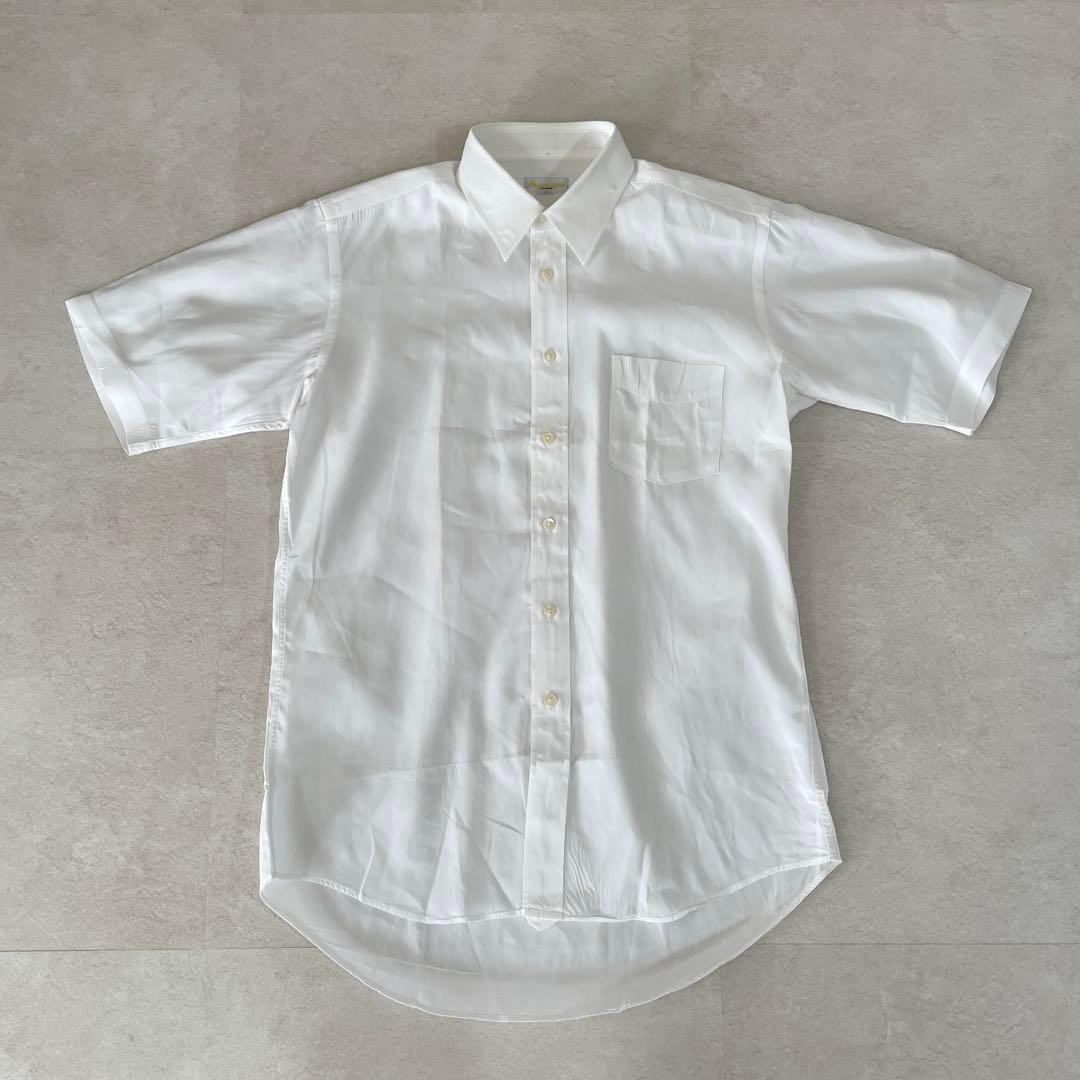 古着 Aquascutum 半袖シャツ サイズ40 ホワイト
